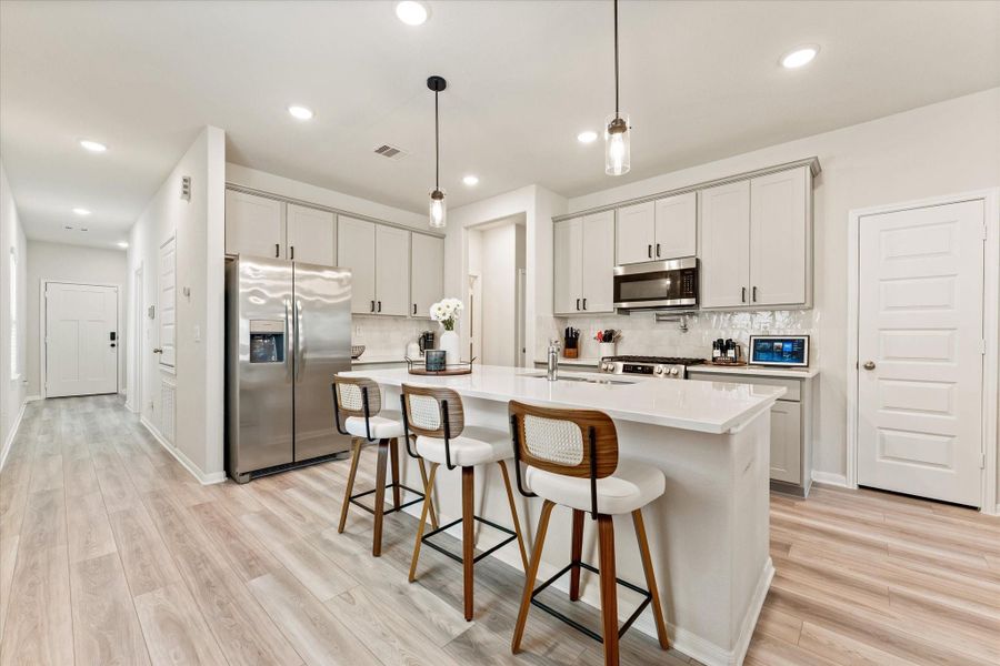 Furnished interior view inside a new home in , Magnolia (Image 5).