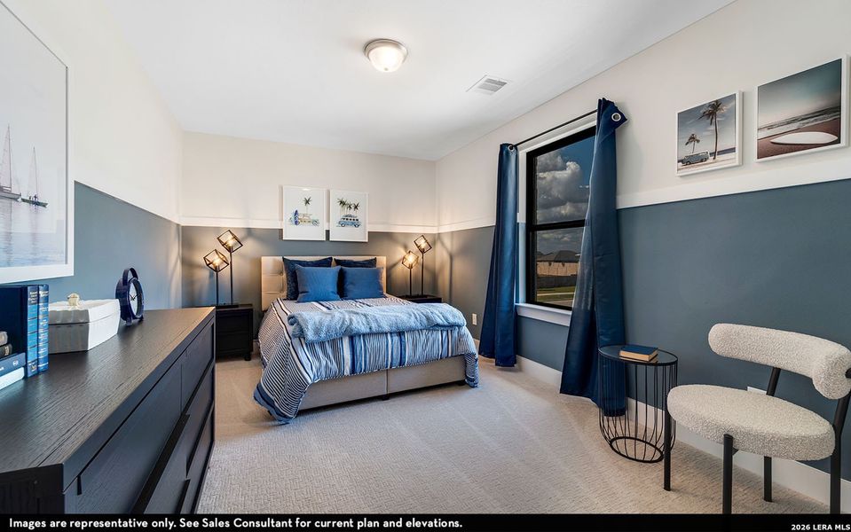 Furnished interior view inside a new home in , San Antonio (Image 22).