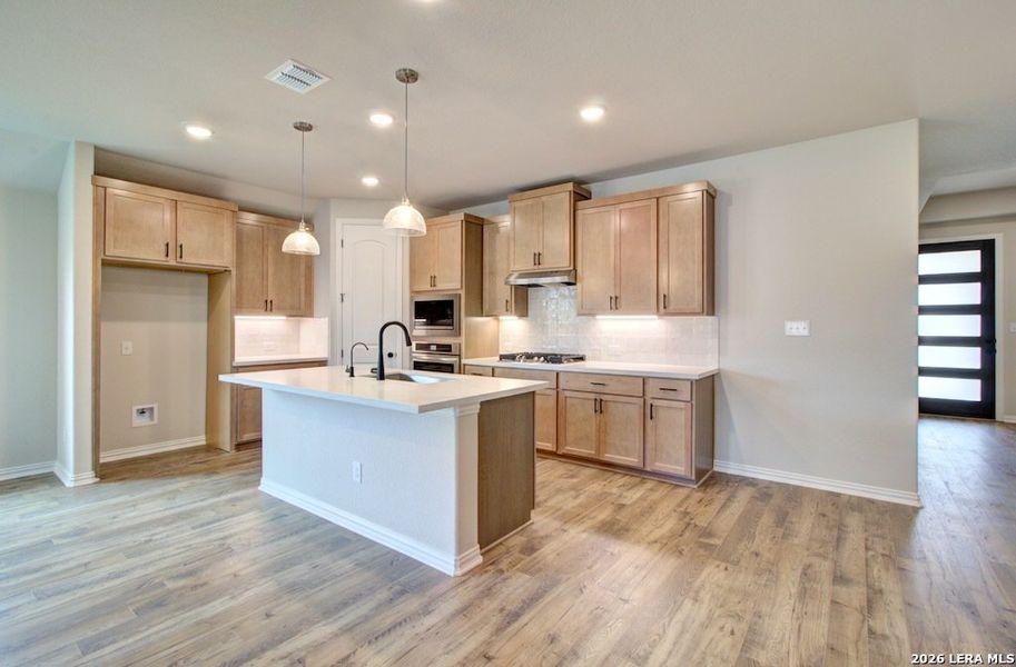 Furnished interior view inside a new home in Meyer Ranch - Enclave, New Braunfels (Image 3).