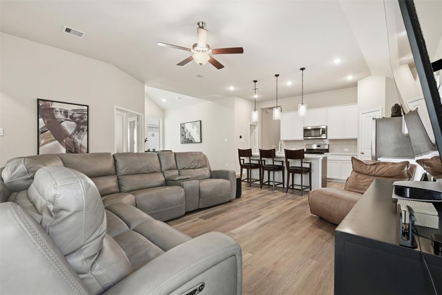 Furnished interior view inside a new home in The Highlands, Porter (Image 12). Furnished interior view inside a new home in The Highlands, Porter (Image 12).