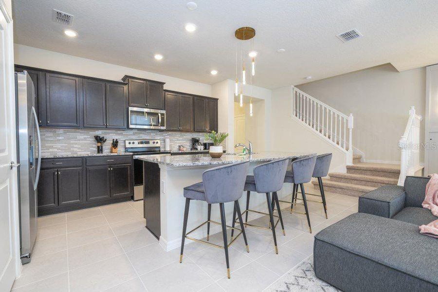 Furnished interior view inside a new home in , Davenport (Image 14).
