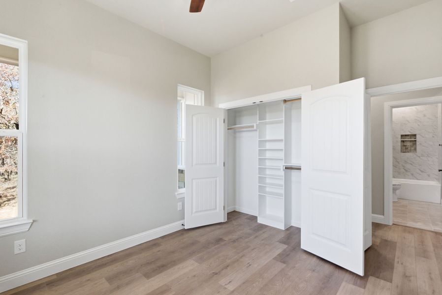 Representative unfurnished interior of a home built from the Canyon Plan by Zeal Home Builders in Sunrise Point, Weatherford (Image 23).