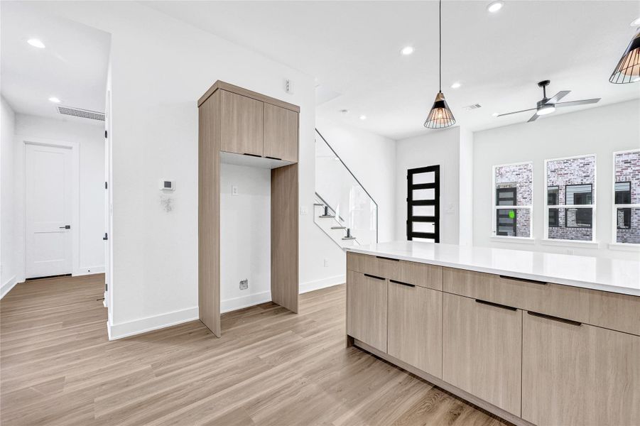 Furnished interior view inside a new home in , Houston (Image 8). Furnished interior view inside a new home in , Houston (Image 8).