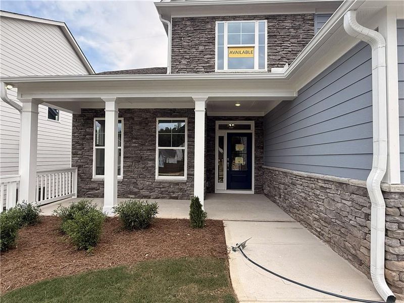 Exterior details and patio area of a home in , Ball Ground (Image 3).