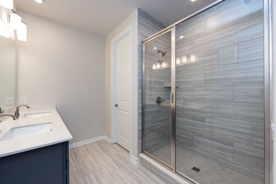 Furnished interior view inside a new home in Fifteen 15 Cannon, Charlotte (Image 8).