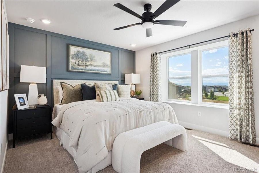 Furnished interior view inside a new home in Coyote Creek, Fort Lupton (Image 14). Furnished interior view inside a new home in Coyote Creek, Fort Lupton (Image 14).