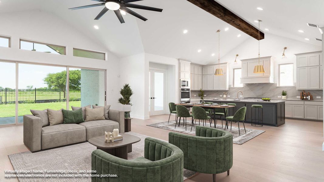 Representative furnished interior of a home built from the 585A by Britton Homes in The Tribute, The Colony (Image 4). Representative furnished interior of a home built from the 585A by Britton Homes in The Tribute, The Colony (Image 4).