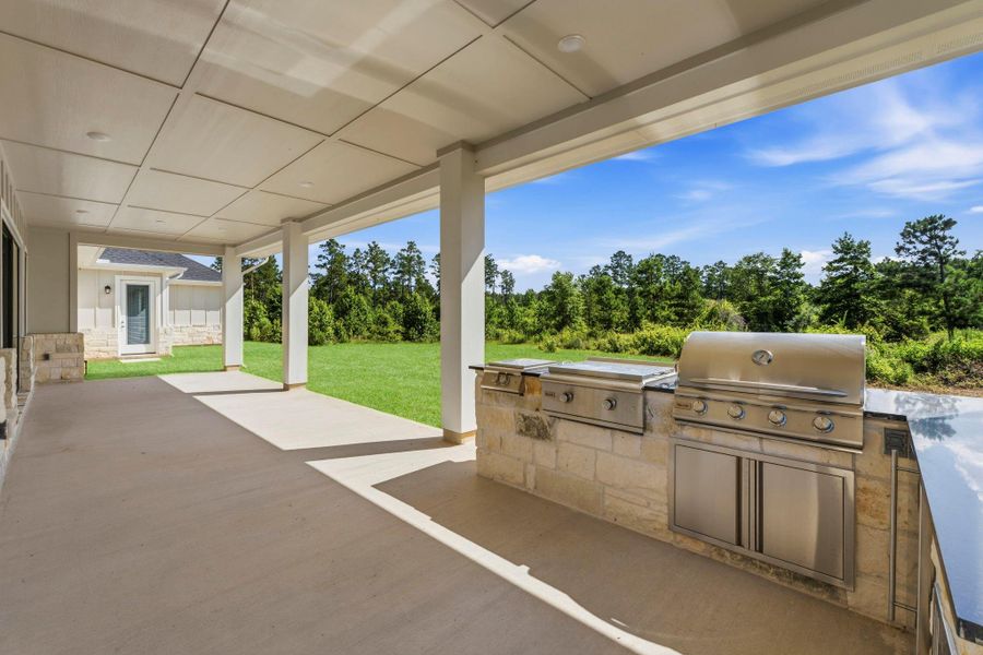 Exterior details and patio area of a home in , Willis (Image 3). Exterior details and patio area of a home in , Willis (Image 3).
