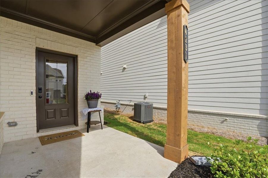 Exterior details and patio area of a home in Crofton Place Enclave, Snellville (Image 3).