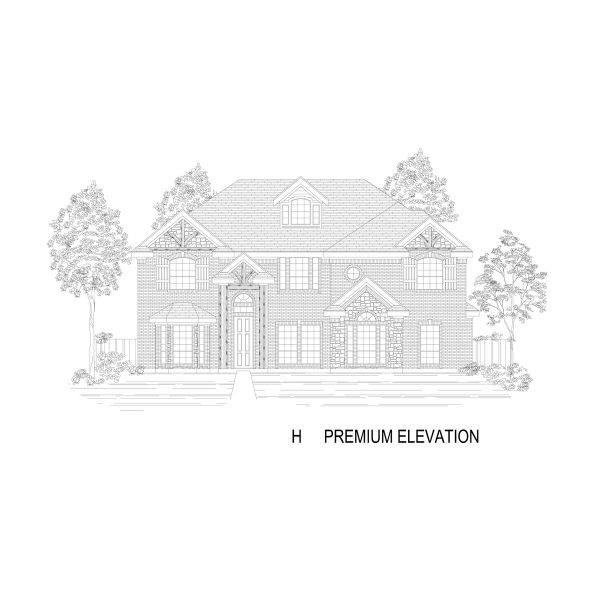 Representative rendering of the exterior for the Coventry 2FS by First Texas Homes (Image 12).