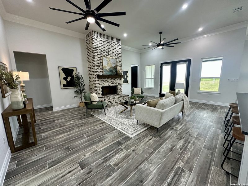 Furnished interior view inside a new home in , La Vernia (Image 4).