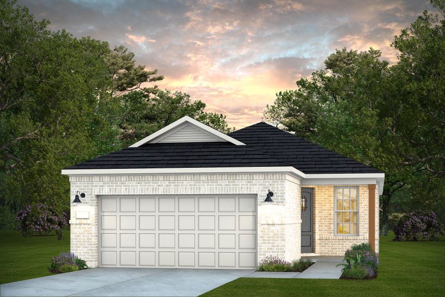 Representative exterior photo of a completed home built from the Contour by Del Webb in Del Webb Fulshear, Fulshear, TX (Image 26). Representative exterior photo of a completed home built from the Contour by Del Webb in Del Webb Fulshear, Fulshear, TX (Image 26).