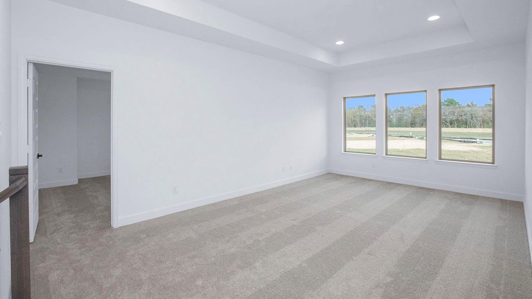 Spacious, unfurnished interior of a new home in Briarley 60', Montgomery (Image 12).