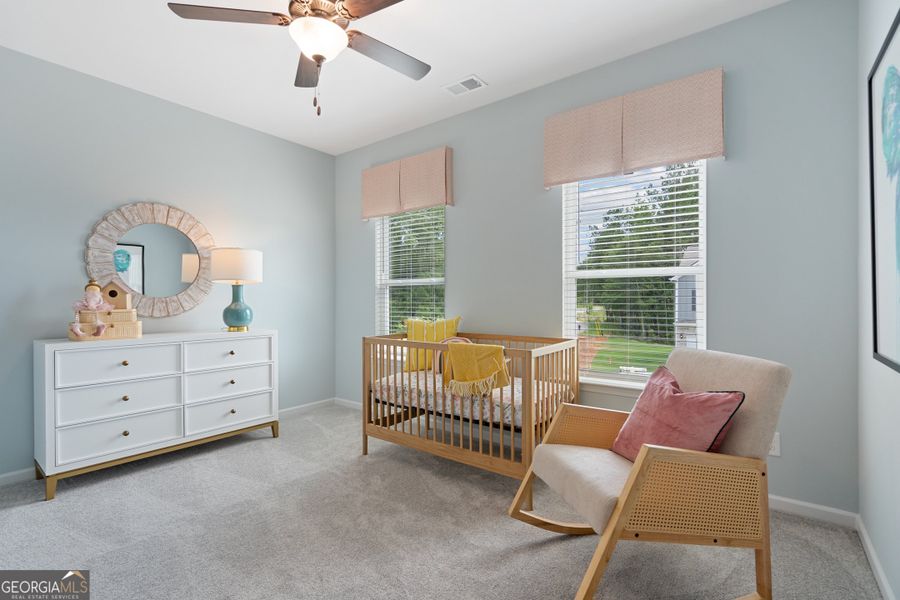 Furnished interior view inside a new home in Maddox Station, Eatonton (Image 16). Furnished interior view inside a new home in Maddox Station, Eatonton (Image 16).
