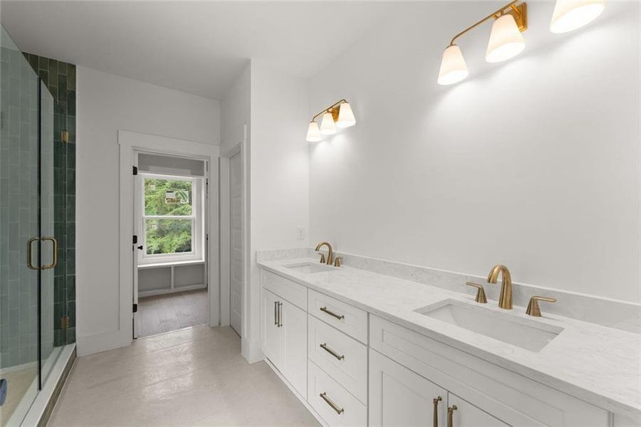 Furnished interior view inside a new home in , Gainesville (Image 15).