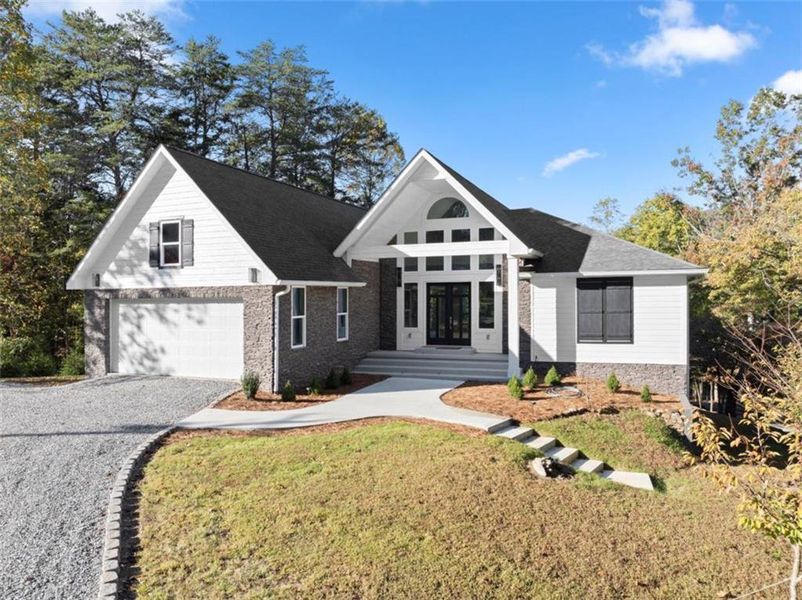 Front exterior of a new home in , Cleveland, GA, highlighting curb appeal (Image 28).
