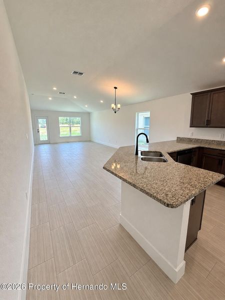Furnished interior view inside a new home in Winding Oaks, Weeki Wachee (Image 3).