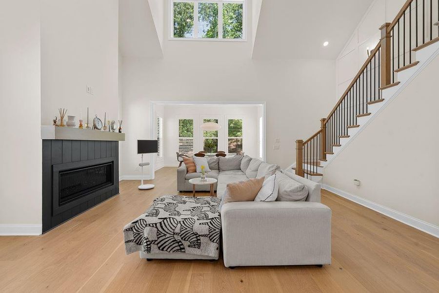 Furnished interior view inside a new home in , Alpharetta (Image 32).