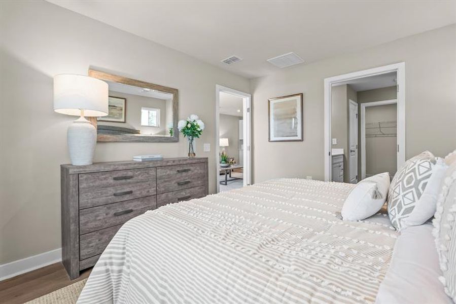 Representative furnished interior of a home built from the NEW - Dunmore by Ryan Homes in Middle Creek Village, Bolivia (Image 27).