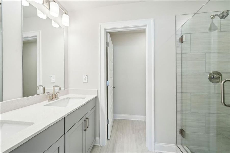 Furnished interior view inside a new home in Hemingway - Cottage Series, Cumming (Image 17). Furnished interior view inside a new home in Hemingway - Cottage Series, Cumming (Image 17).