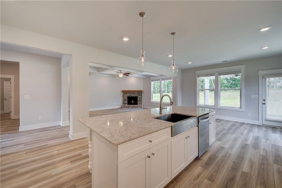 Furnished interior view inside a new home in , Senoia (Image 8).