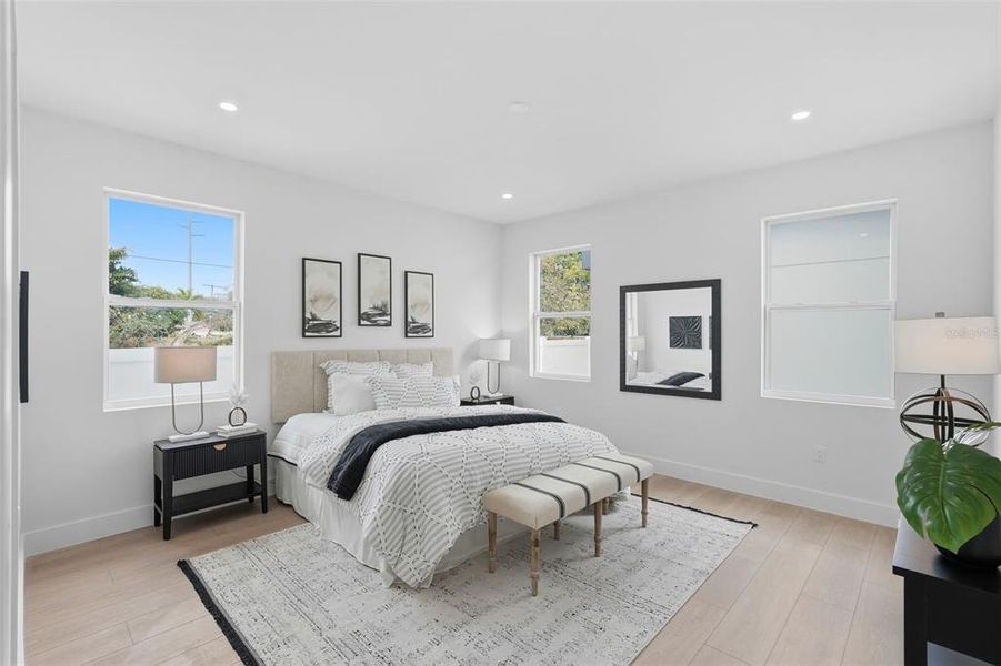 Furnished interior view inside a new home in , St. Petersburg (Image 16).