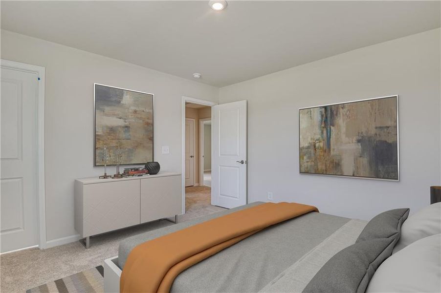 Furnished interior view inside a new home in Annsbury Park, Lilburn (Image 8).