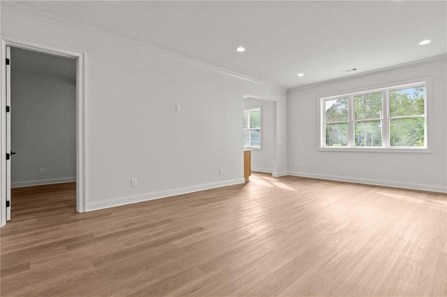 Spacious, unfurnished interior of a new home in , Buford (Image 67).