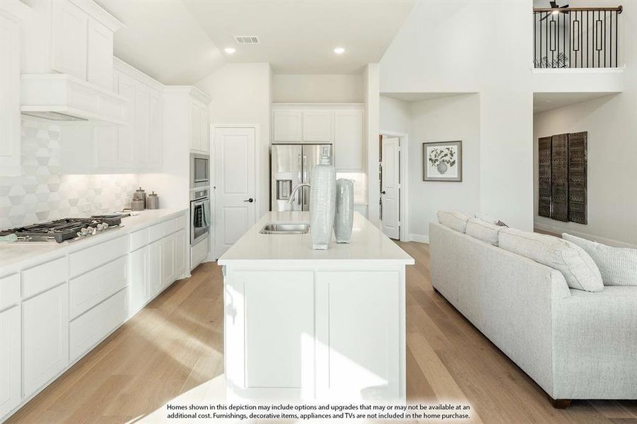 Furnished interior view inside a new home in Willow Wood, McKinney (Image 26).