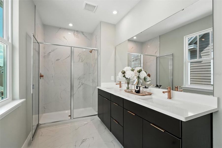 Furnished interior view inside a new home in Celebration, Celebration (Image 21).