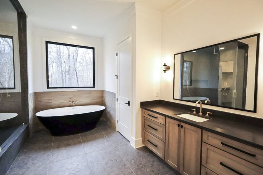 Representative furnished interior of a home built from the Thomastown by Riverstone Construction, LLC in River Gorge Ranch, Guild (Image 10).