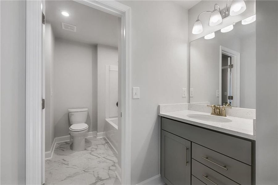 Furnished interior view inside a new home in Anderson Point Estates, McDonough (Image 3).