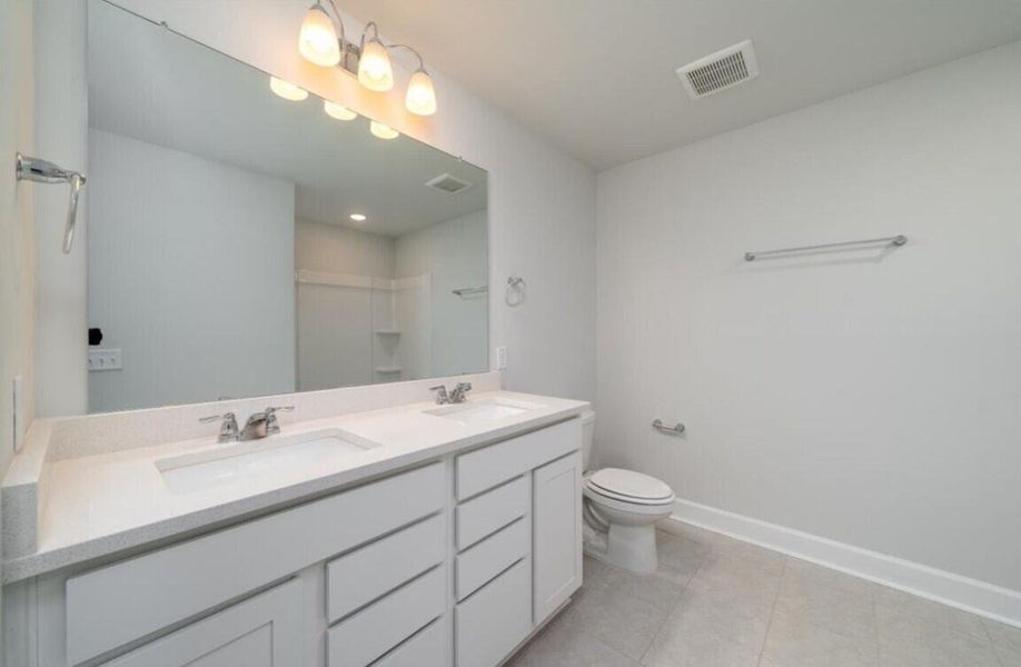 Furnished interior view inside a new home in Cedar Glen Preserve, Huger (Image 5). Furnished interior view inside a new home in Cedar Glen Preserve, Huger (Image 5).