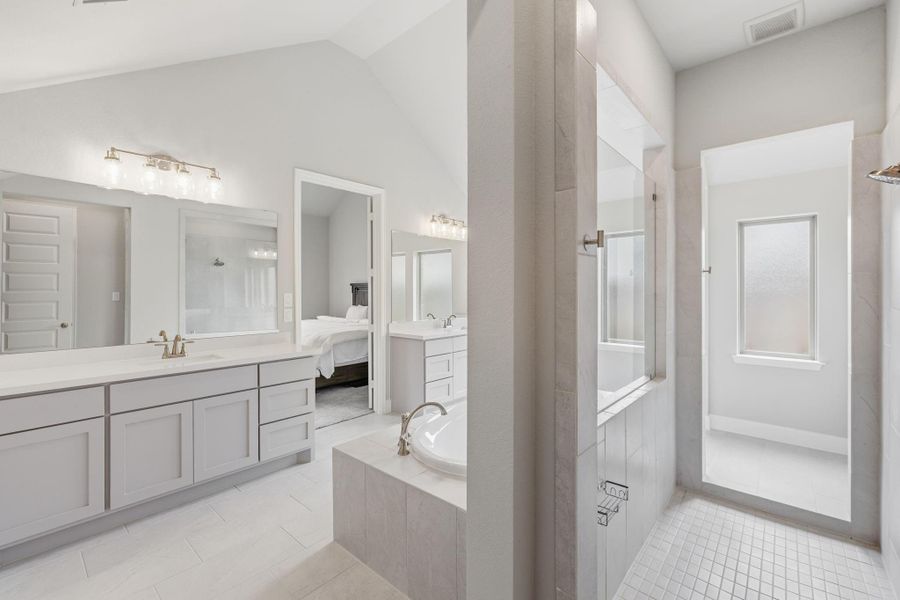 Furnished interior view inside a new home in Riceland, Mont Belvieu (Image 29).