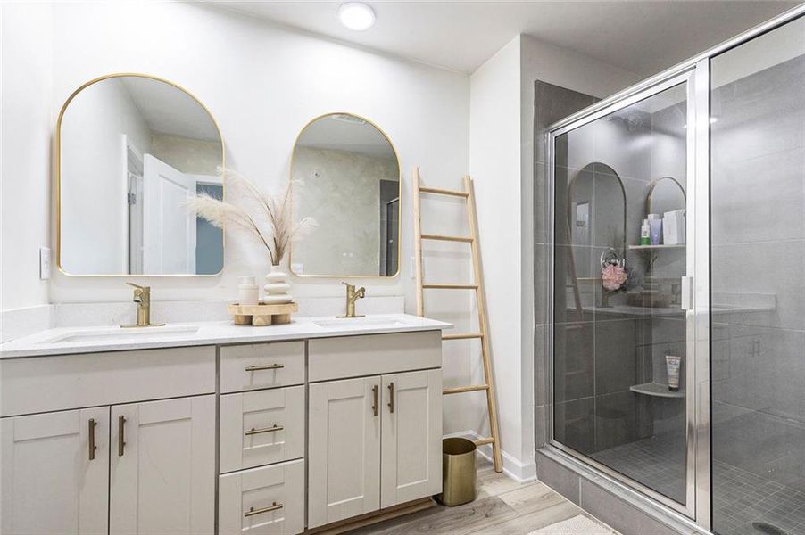 Furnished interior view inside a new home in Terrace at Riverview Landing, Mableton (Image 11).