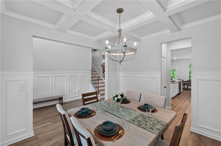Furnished interior view inside a new home in Twin Shoals, Atlanta (Image 39). Furnished interior view inside a new home in Twin Shoals, Atlanta (Image 39).