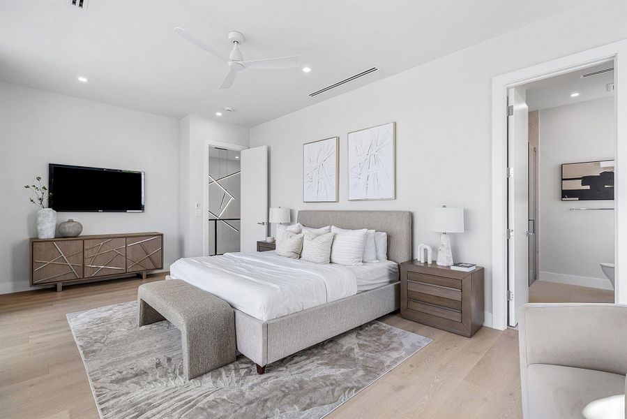 Furnished interior view inside a new home in , Delray Beach (Image 28).