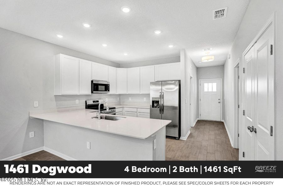 Furnished interior view inside a new home in Saddle Oaks, Jacksonville (Image 6).