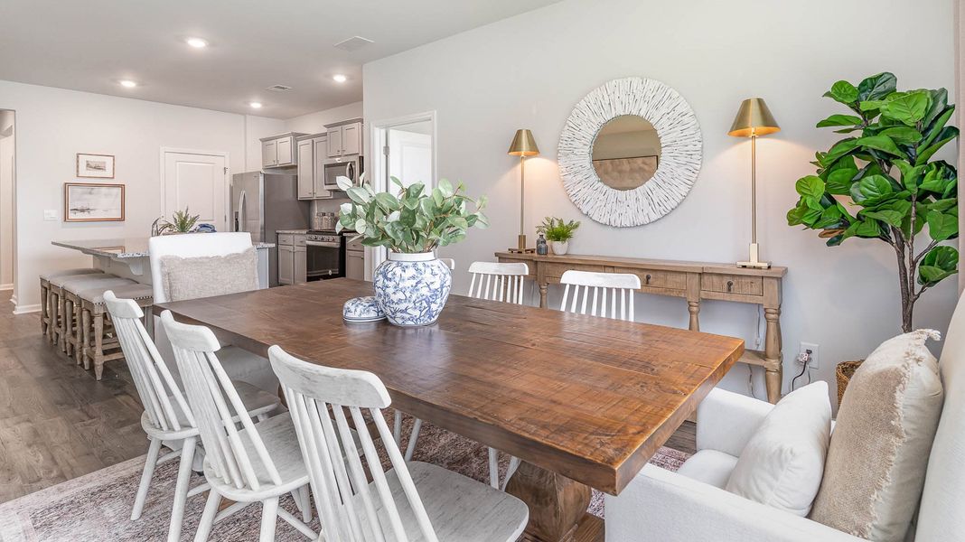 Furnished interior view inside a new home in Riggs Pointe, Millington (Image 9).
