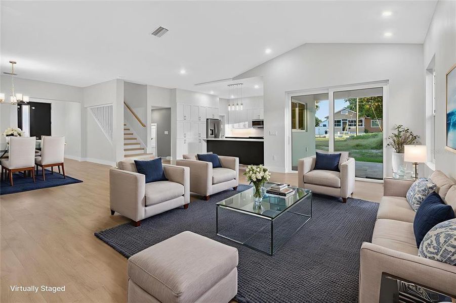 Furnished interior view inside a new home in , Tarpon Springs (Image 11).