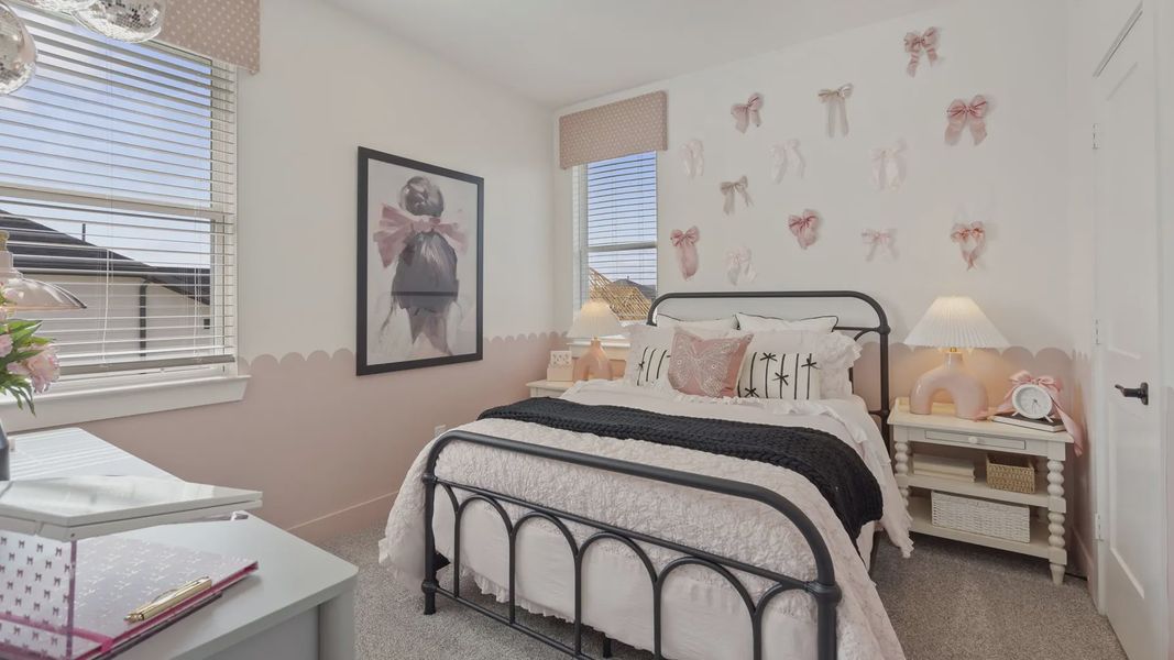 Furnished interior view inside a new home in Elyson 50's, Katy (Image 29).