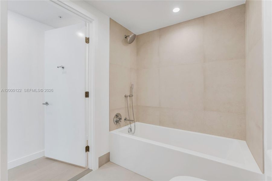 Furnished interior view inside a new home in , Miami Beach (Image 56).