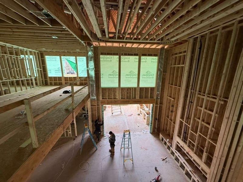 In-progress construction of a new home in , Lawrenceville, GA (Image 16).
