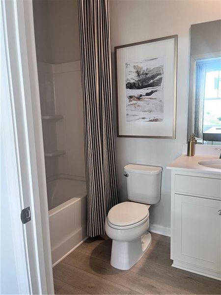 Furnished interior view inside a new home in The Beacon at Old Peachtree Single Family Homes, Lawrenceville (Image 6).