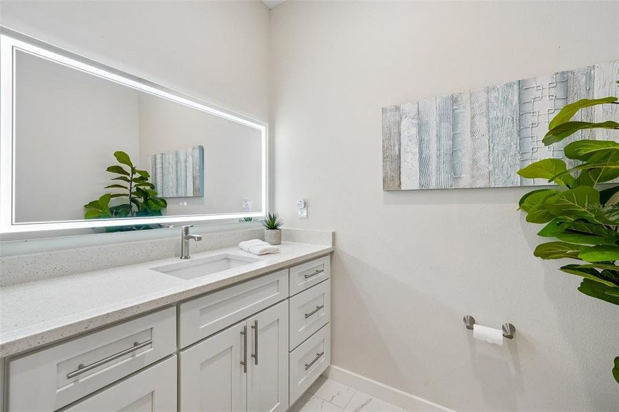 Furnished interior view inside a new home in , St. Petersburg (Image 44).