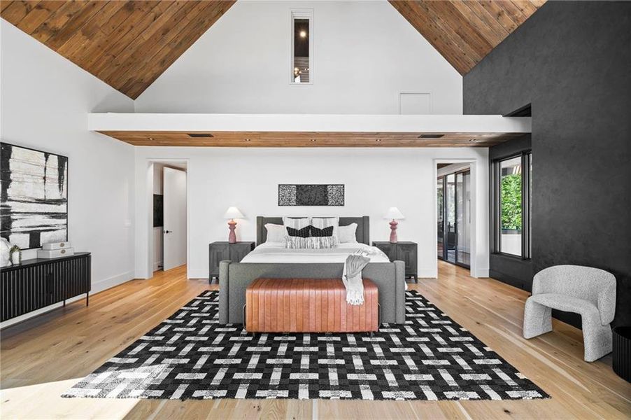 Furnished interior view inside a new home in , Atlanta (Image 12).