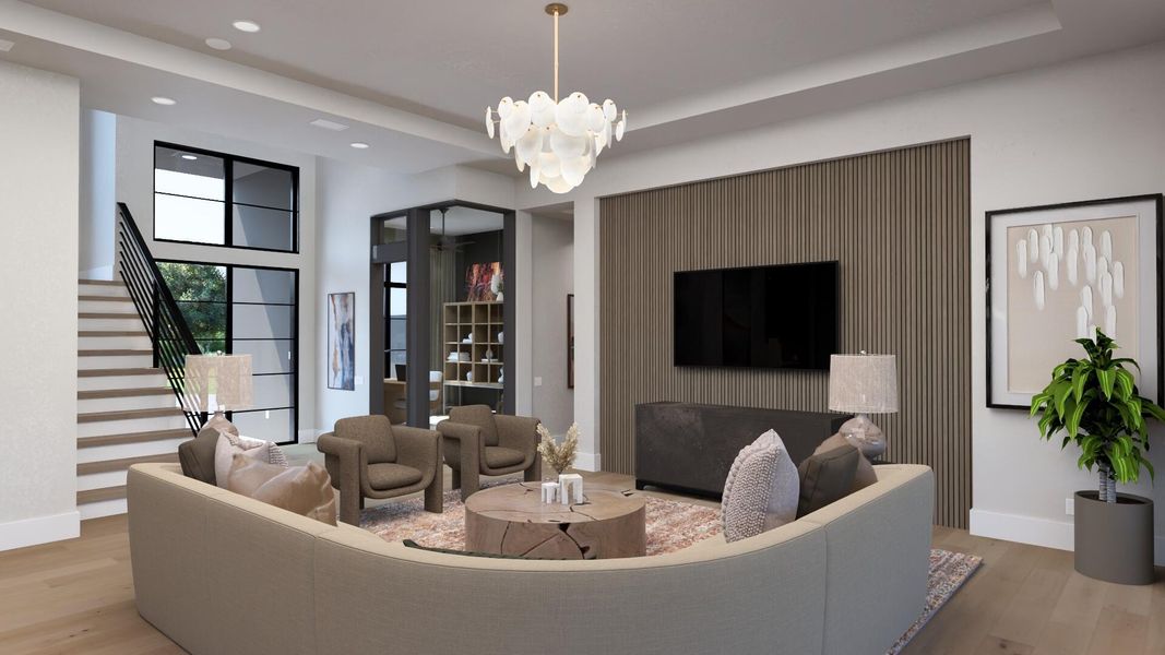 Furnished interior view inside a new home in , Vero Beach (Image 14).