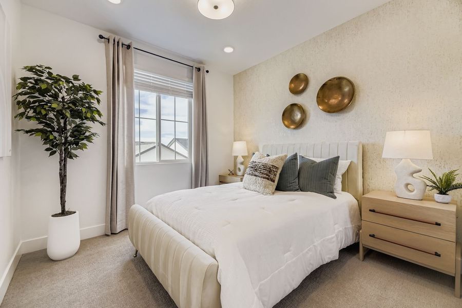 Representative furnished interior of a home built from the Apex Two by Brookfield Residential in Uplands, Westminster (Image 14).