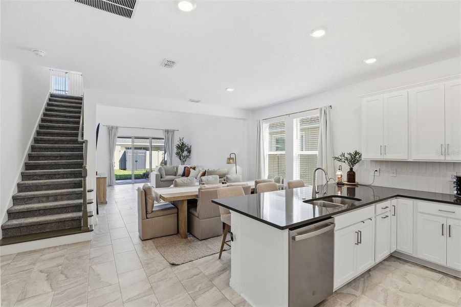 Furnished interior view inside a new home in The Waters at Center Lake Ranch, St. Cloud (Image 10).