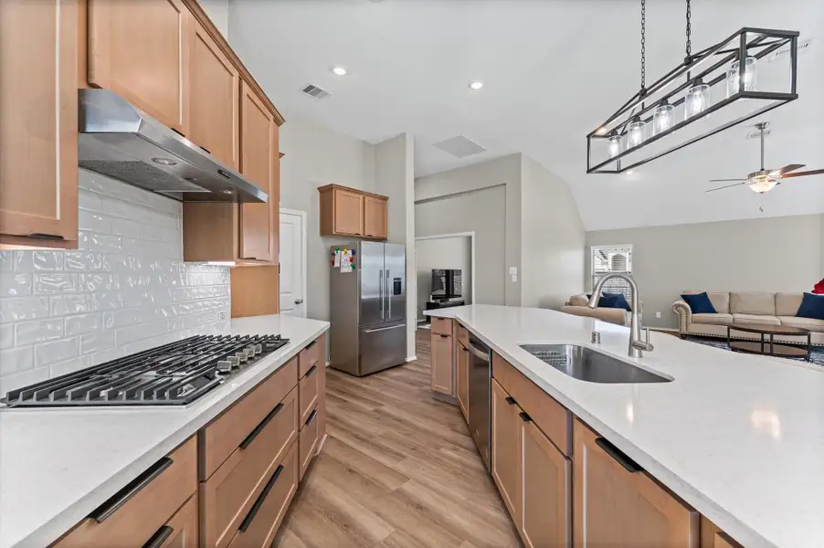 Furnished interior view inside a new home in The Trails, New Caney (Image 9). Furnished interior view inside a new home in The Trails, New Caney (Image 9).